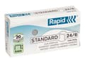 Miniatyrbilde 3 av 5: Rapid Standart - Stifter - 24/6 - 6 mm - forsinket - pakke av 1000 - for Rapid F16; Economy 20EX; Fashion F10, F15, FM32; Supreme S17, S27, S30