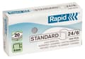 Miniatyrbilde 5 av 5: Rapid Standart - Stifter - 24/6 - 6 mm - forsinket - pakke av 1000 - for Rapid F16; Economy 20EX; Fashion F10, F15, FM32; Supreme S17, S27, S30