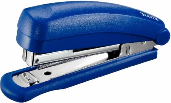 Leitz Mini - Häftapparat - 10 ark / 1 mm - No.10 - plast, metall - blå