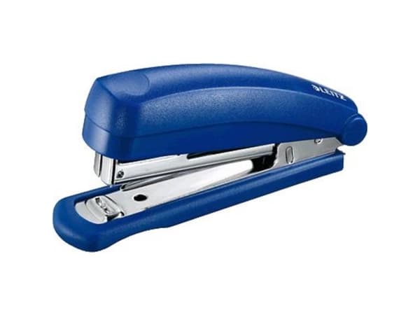 Leitz Mini - Häftapparat - 10 ark / 1 mm - No.10 - plast, metall - blå