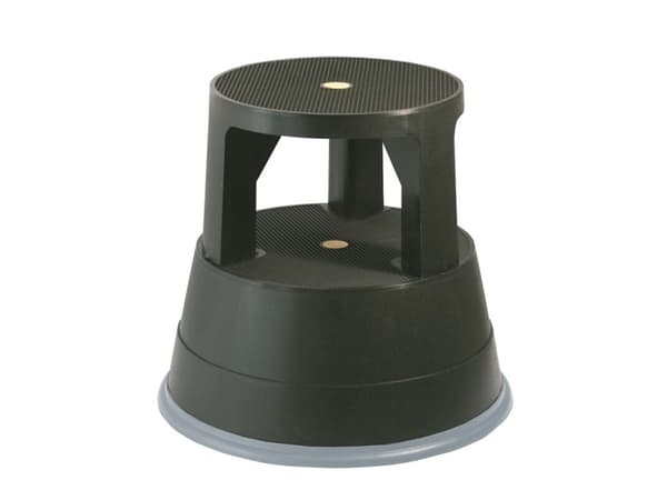 Elefantfot plast bnt/Office svart höjd 390mm
