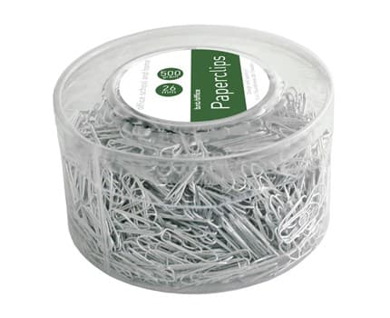 Papirclips 26 mm sølv 500g