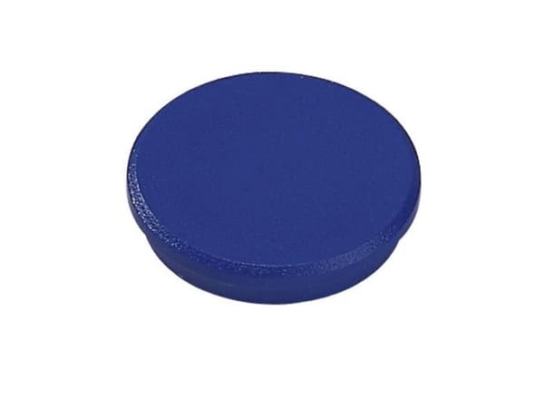 Magneetti, pyöreä, 32 mm, sininen, pakkaus 10 stk.