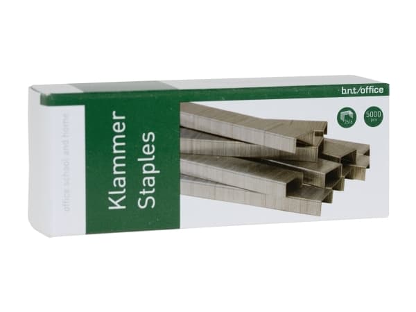 Hæfteklammer bnt/Office 26/6 galvaniserede 1000stk/pak