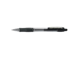 Kuglepen, Pilot Super Grip, 1 mm, medium, sort, pakke a 12 stk