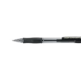 Kuglepen, Pilot Super Grip, 1 mm, medium, sort, pakke a 12 stk