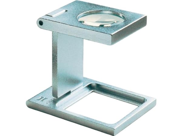 Eschenbach 1258, 25 mm, 25 mm, 42 mm, Käsikäyttöinen suurennuslasi, Hopea