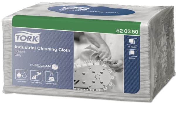 Tork 520350, papper, Grå, 320 mm, 385 mm, 55 styck, 195 mm