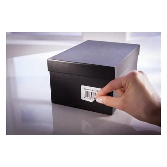 Universaletikett Avery avtagbar 19x51 mm vit (rulle med 500 st.)