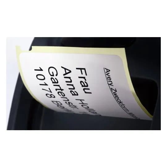 Universaletikett Avery avtagbar 19x51 mm vit (rulle med 500 st.)
