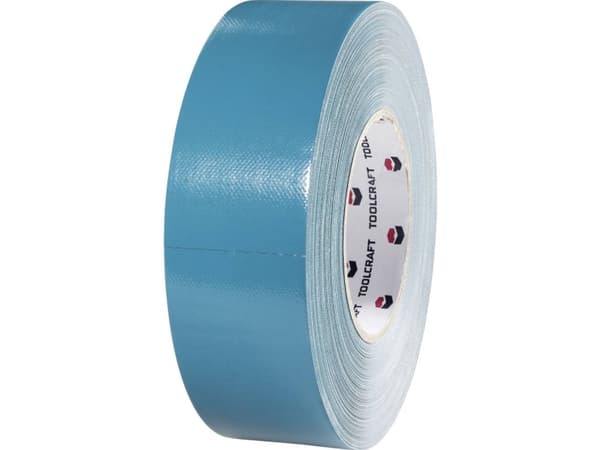 TOOLCRAFT 829B48L50C 829B48L50C Tekstiltape 829B48L50C Blå-grå (L x B) 50 m x 48 mm 50 m