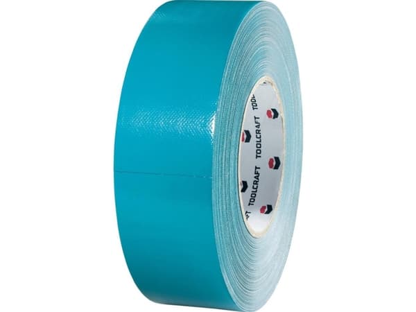 TOOLCRAFT 829B48L50C 829B48L50C Tekstiltape 829B48L50C Blå-grå (L x B) 50 m x 48 mm 50 m