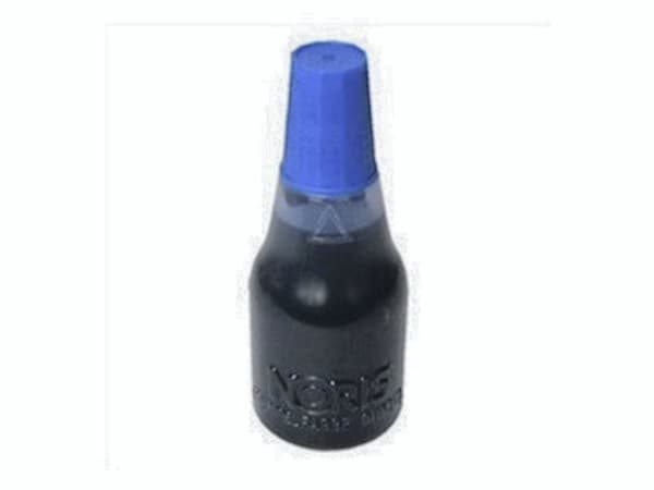 Stempelfarve Noris blå 25ml t/gummi