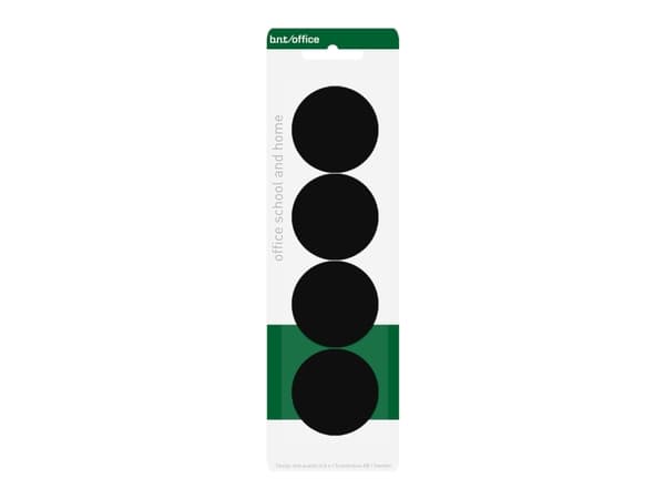 Magneetit 40mm 4kpl, musta160x10x160mm 0,05kg (4kpl) - (4 kpl per pakkaus) - (4 kpl per pakkaus)