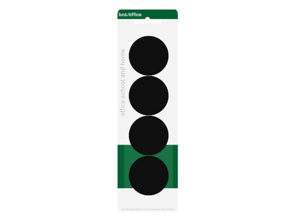 Magneetit 40mm 4kpl, musta160x10x160mm 0,05kg (4kpl) - (4 kpl per pakkaus) - (4 kpl per pakkaus)