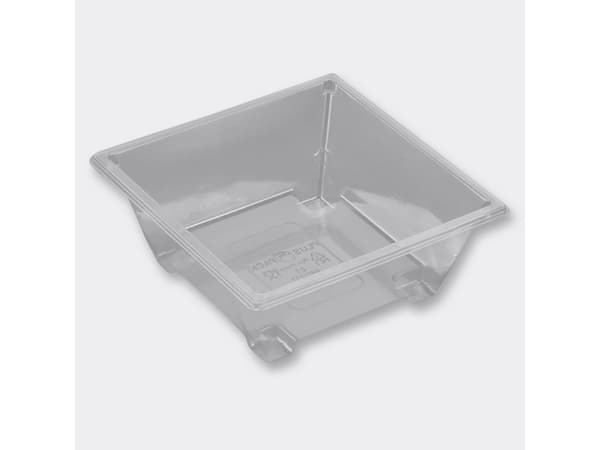 Bakke Gourmet Express 585 ml 141x141x55 mm APET Klar,8 pk x 50 stk/krt