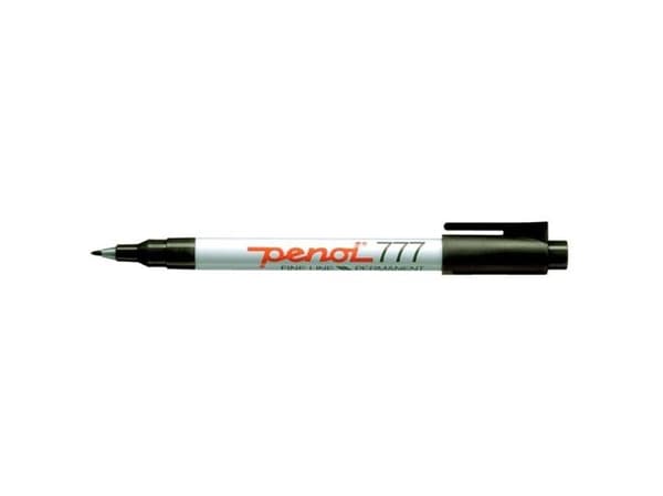 Marker Penol 777 sort (stk.)