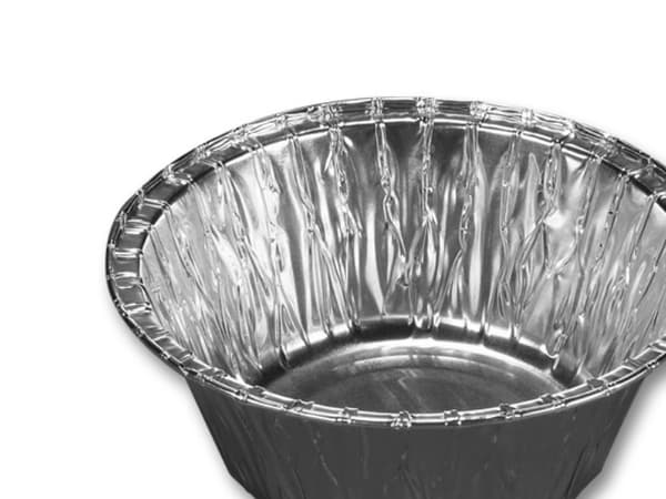 Foliebakke 350/04 light 350ml Ø127x47mm rund 100stk/pak