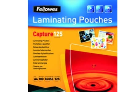 Fellowes 5306702, Läpinäkyvä, Muovi, 95 mm, 65 mm, 1 mm, 100 kpl
