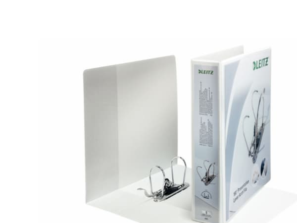 Leitz 180° - Presentationsspakvalvfil - ryggbredd: 80 mm - för A4 Maxi - kapacitet: 600 ark - vit