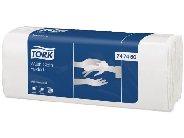 Vaskeklud Tork Advanced H3 hvid 6-lag Z-fold 20x80 ark - (1600 ark pr. karton)