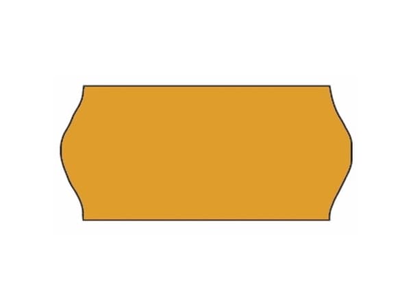 Etiket Meto 26x12mm fl. orange frostlim 5 1500stk/rul