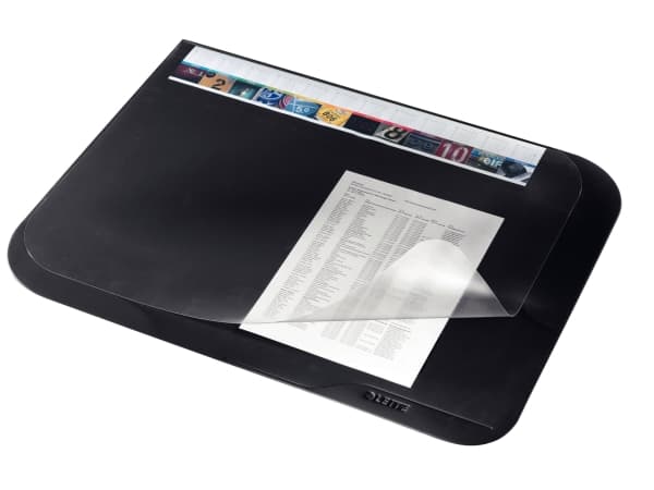 Skrivbordsunderlägg med transparent täckplatta Leitz Plus 50x65 cm PVC