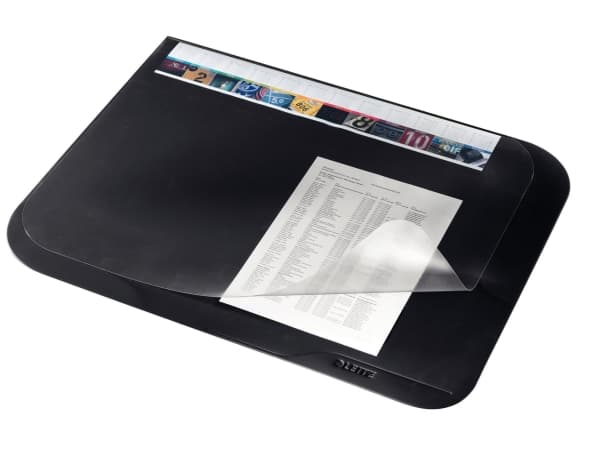 Skrivbordsunderlägg med transparent täckplatta Leitz Plus 50x65 cm PVC