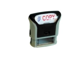 Stempel Trodat Printy 4912 blå/rød tekst bogført