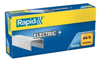 Rapid 24869000, Niittipakkaus, 6 mm, 5000 niitit, Galvanoitu metalli, Sinkki, 20 arkkia