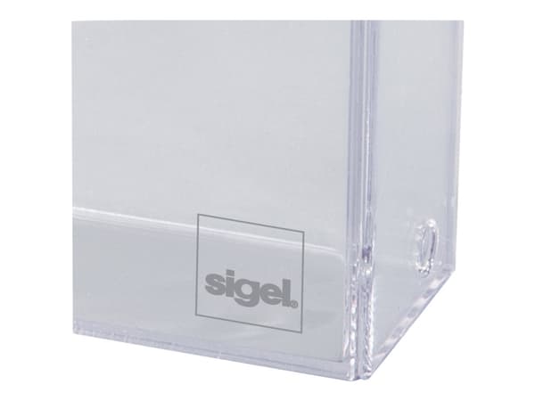 Sigel - Kortfil - for 86 x 56 mm - kapasitet: 100 kort - blank