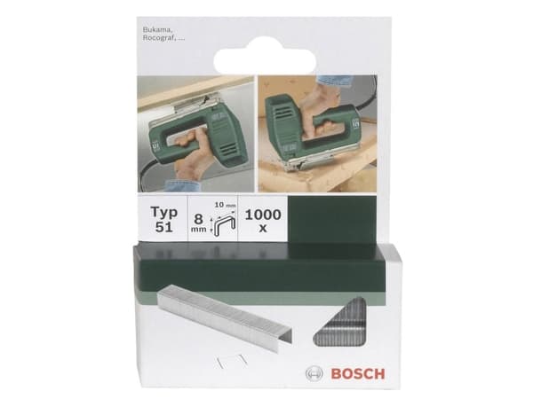 Bosch KLAMMER TYPE57 10,6X1,25X10MM 1000STK GL