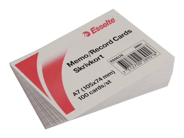Esselte 28901, Valkoinen, 100 kpl