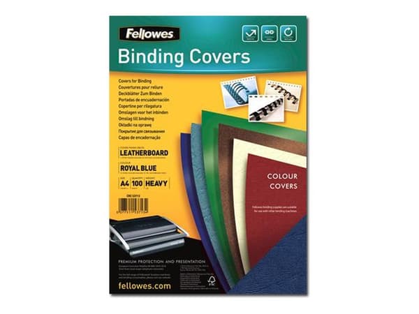 Fellowes Delta - A4 (210 x 297 mm) - kongeblå - 250 g/m² - 100 stk permomslag
