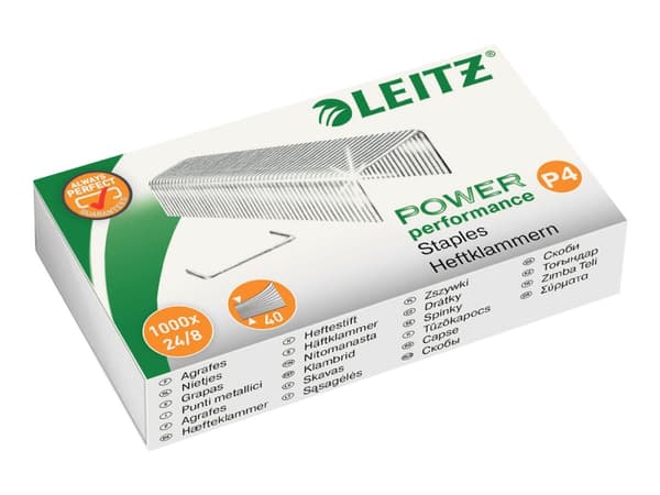 Leitz - Stifter - 24/8 - pakke av 1000 - for Rapid Classic HD12, K2; Supreme S50