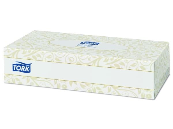 Ansigtsservietter Tork Extra Soft med 100 ark pr./pakke - (30 pakker pr. karton)