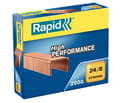 Miniatyrbilde 2 av 5: Rapid Strong - Stifter - 24/8 - 8 mm - stål - kobberbelagt - pakke av 2000 - for Classic HD12, K1, K2; Supreme S50