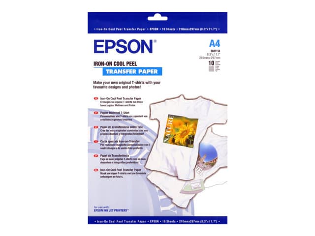 Epson Iron-on-Transfer Paper - A4 - 10 ark