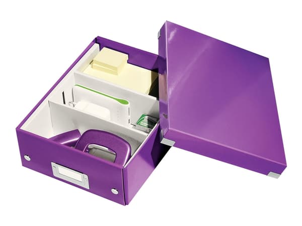 Leitz Click & Store WOW Small - Förvaringsbox - lila