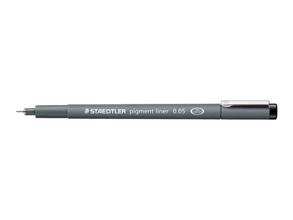 STAEDTLER pigment liner 308 - Fineliner - svart - pigmentbläck - 0.05 mm