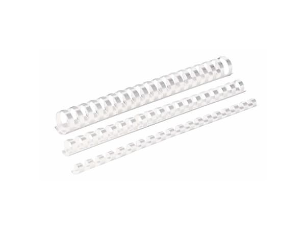 Spiralrygg Fellowes A4 vit 12mm 56-80 ark - (100 st.)