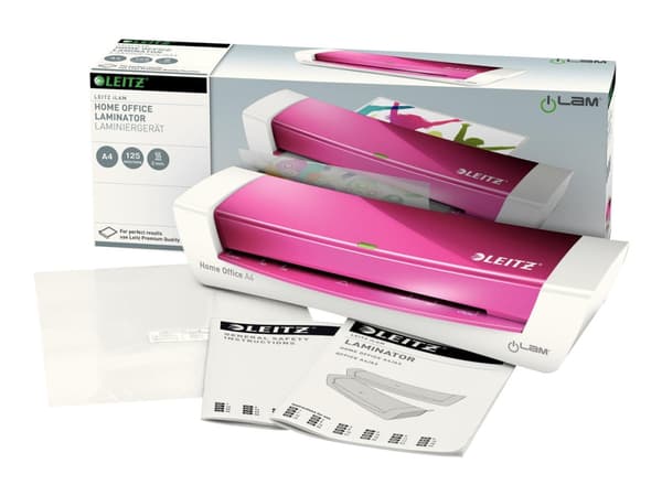 Lamineringsmaskine Leitz iLAM Home Office A4 pink metallic