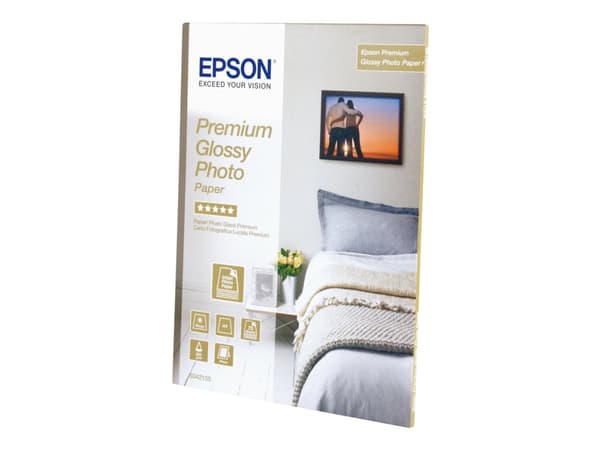 Epson Premium Glossy Photo Paper - Blank - A4 (210 x 297 mm) 15 ark fotopapir - for EcoTank ET-2650, 2750, 2751, 2756, 2850, 2851, 2856, 4750, 4850