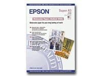 Epson - Kritvit - A3 plus (329 x 423 mm) - 188 g/m² - 20 ark akvarellpapper - för SureColor P5000, P800, SC-P10000, P20000, P5000, P700, P7500, P900,