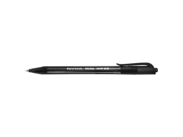 Kuglepen Paper Mate Inkjoy 100 sort, pakke med 80+20 stk.