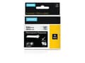 Pikkukuva 2 / 5: DYMO - Polyesteri - sort på klart - Rulle (0,9 cm x 5,5 m) 1 kassette(r) permanent tape - for Rhino 4200, 6000, 6000 Hard Case Kit (kovalevysarja)