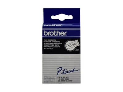 Brother - Svart, hvit - Rull (0,9 cm) 1 kassett(er) laminert teip - for P-Touch PT-15, PT-20, PT-2000, PT-3000, PT-500, PT-5000, PT-6, PT-8, PT-8E