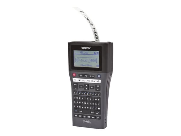 Brother P-Touch PT-H500 - Etikettmaker - S/H - termotransfer - Rull (2,4 cm) - 180 dpi - inntil 20 mm/sek - USB 2.0 - kutter - 7-linjers utskrift