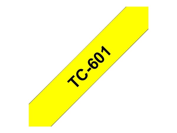 Brother - Svart, gul - Rull (1,2 cm x 8 m) 1 kassett(er) laminert teip - for P-Touch PT-2000, PT-3000, PT-500, PT-5000, PT-8E