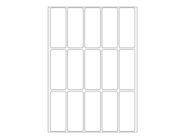 HERMA - Papir - selv-adhesiv - hvit - 20 x 50 mm 480 etikett(er) (32 ark x 15) merkelapper